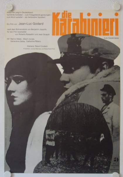 Les Carabiniers original release german movie poster